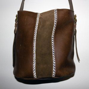 Madewell Transport Bucket Bag (Suede Inset Edition)